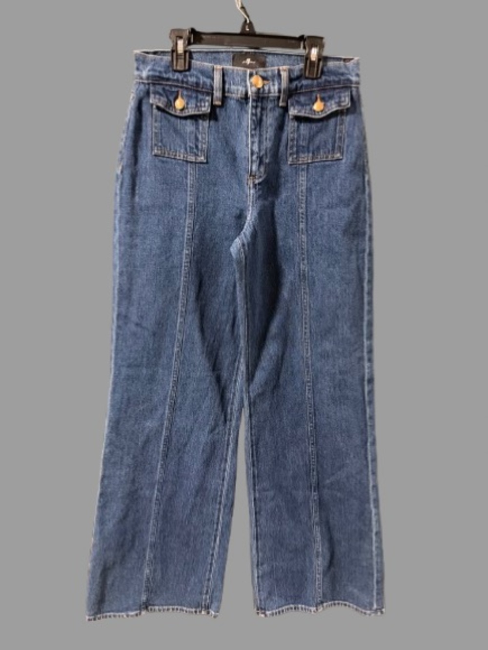 7 For All Mankind | Lotta High Waist Wide Leg Jeans |27| - Picture 4 of 8